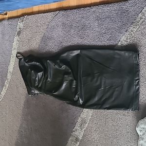 Faux Leather LBD